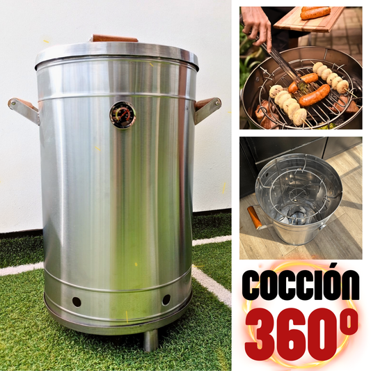 MASTER GRILL BARREL - Barril Asador Portátil